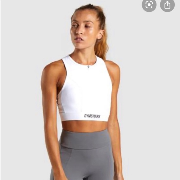 Gymshark Tops - Gymshark White NonStop Bra- XS